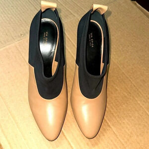 Via Spiga Women's Black Cream 4” Bootie Shoes Size 10 From Nordstrom
